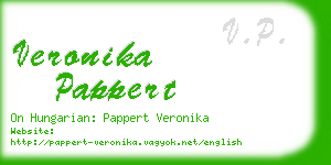 veronika pappert business card